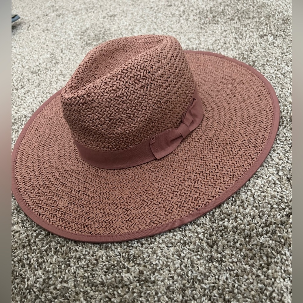 Wide brim fedora